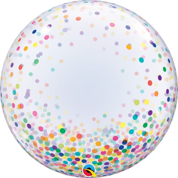 П BUBBLE DECO 24" Конфетти разноцветное