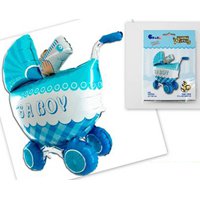  Коляска детская голубая