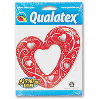  Сердце Вензель Red