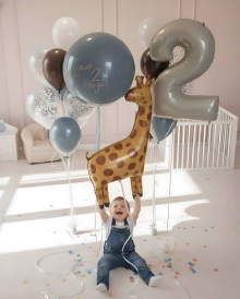 Цифра 2 и шары