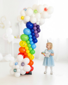 Радуга из воздушных шаров