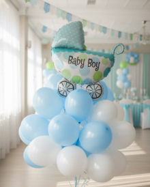 Облако шаров для мальчика