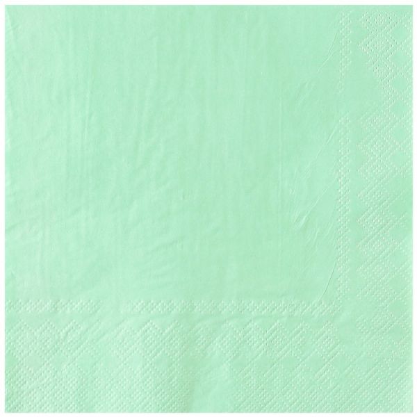 Салфетка Пастель мятная 33см 12шт/G