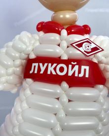 Фигура из шаров футболист Спартака