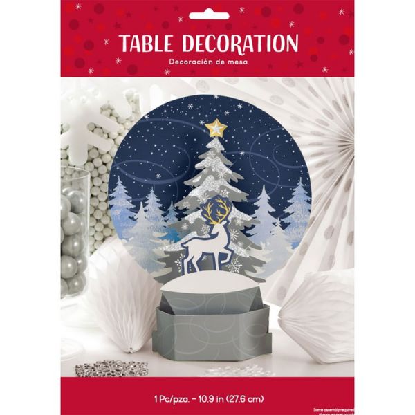 Декор настол бум Снежный шар 28см/А