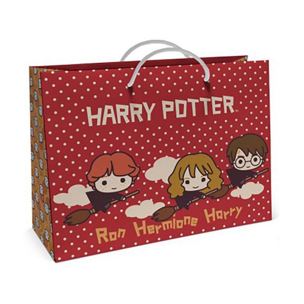 Пакет бум Гарри Поттер Чиби 40х30см