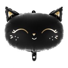  Кошка голова Black