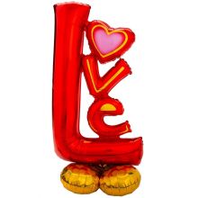  LOVE красная