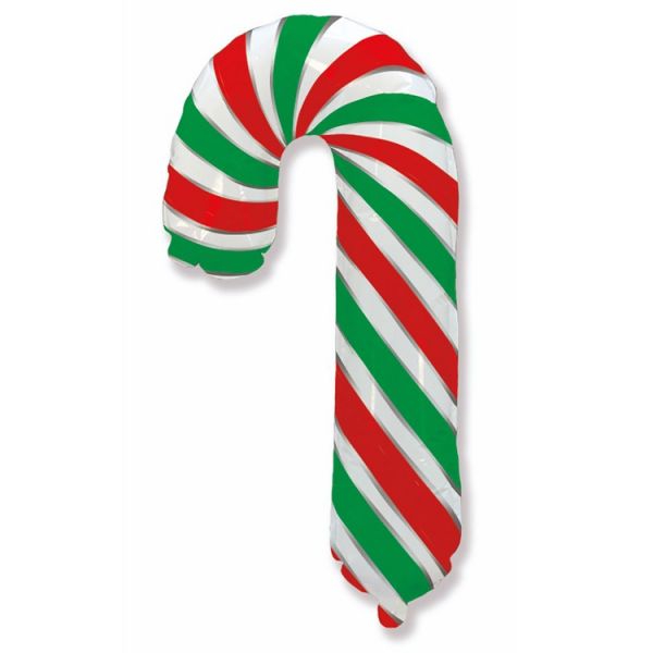  Леденец зелено-красно-белый