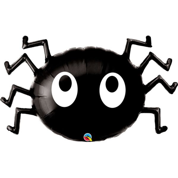  Паук черный с глазами