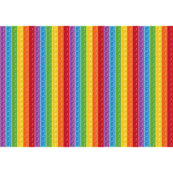 Бумага упак Попит Радуга 67х99см