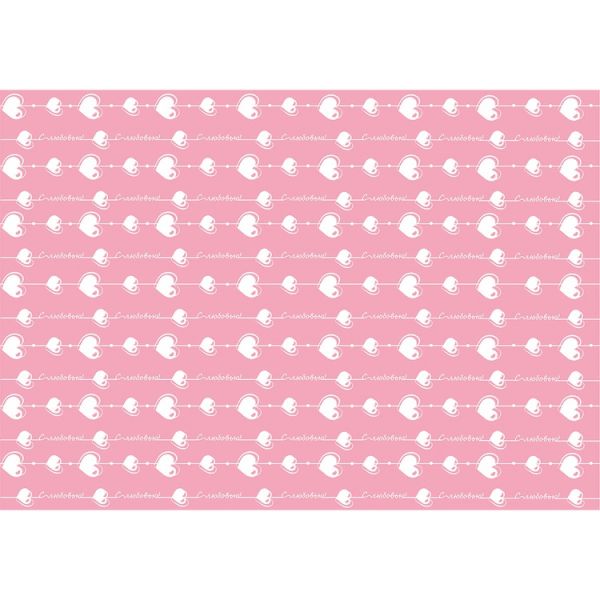 Бумага упак С ЛЮБОВЬЮ сердца бел 67х99см