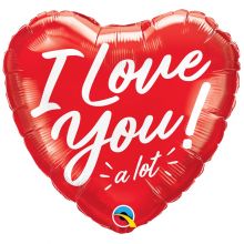 П 18" ILY Сердце красное классика