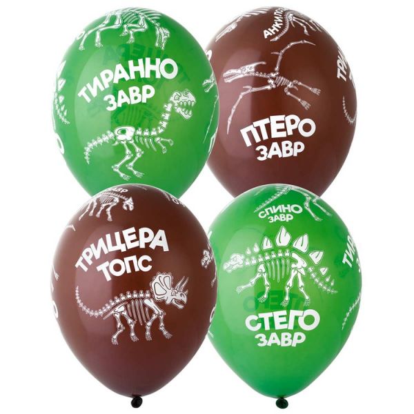 Шелкография пастель 14" Дино скелеты