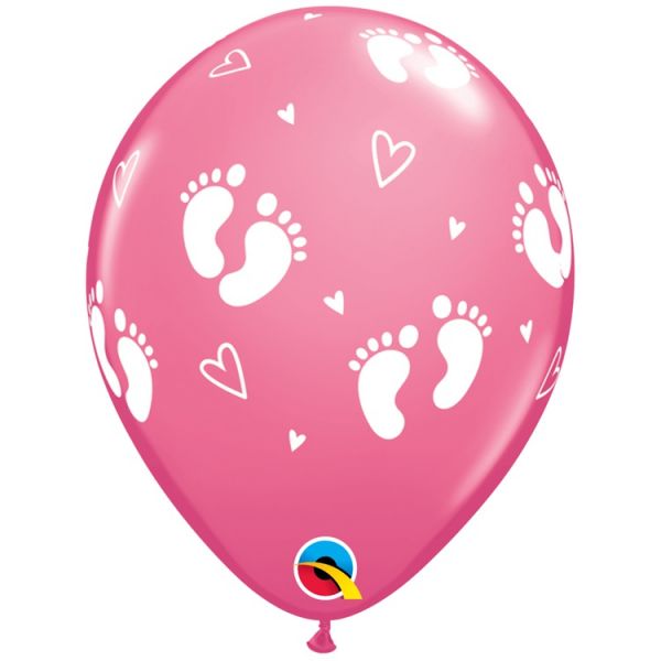 Шелк 11" Пяточки детские Rose/Q