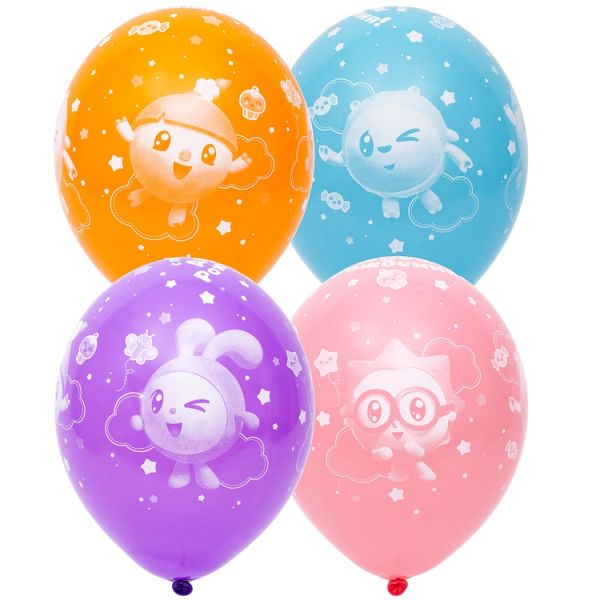 Шелкография пастель 14" Малышарики