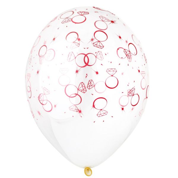 Шелкография кристалл 14" Кольца бриллиан