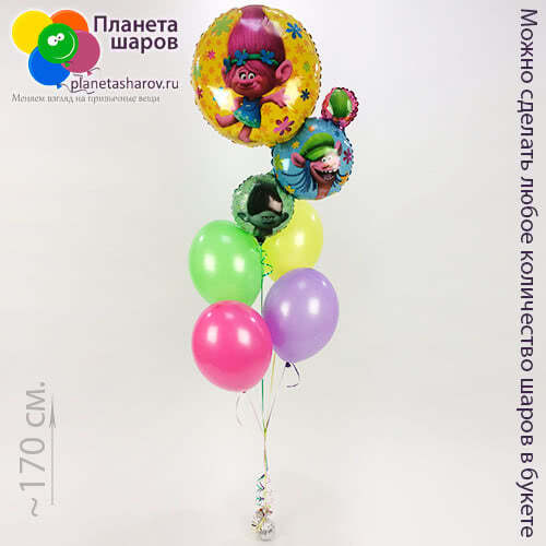 Фонтан из шаров Тролли Фонтан из шаров Тролли