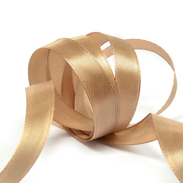 Лента атласная 12мм*27,4м 4837 латте/РФ