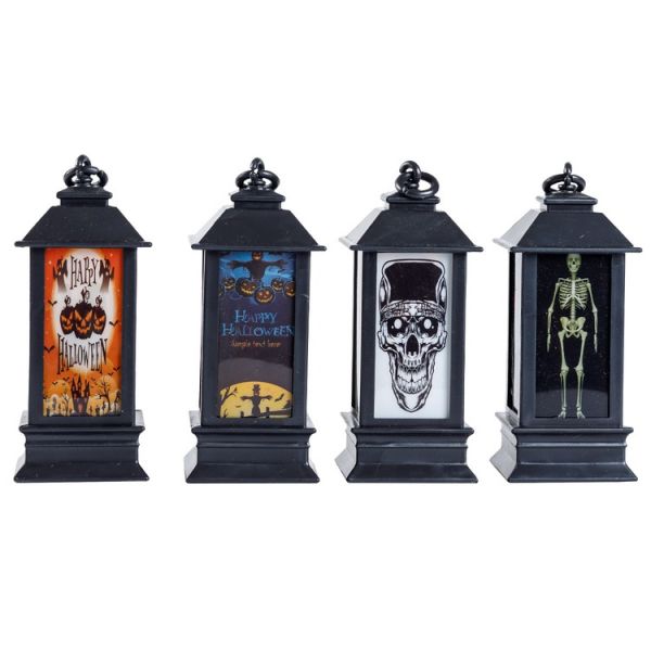 Фонарь светодиод Halloween ассорти 12смG