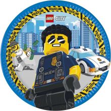 Тарелка LEGO CITY 23см 8шт/P