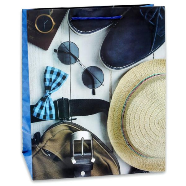 Пакет бум Деловой стиль 26,4х32,7см