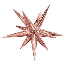 Р 3D ЗВЕЗДА 41" Составная Rose Gold