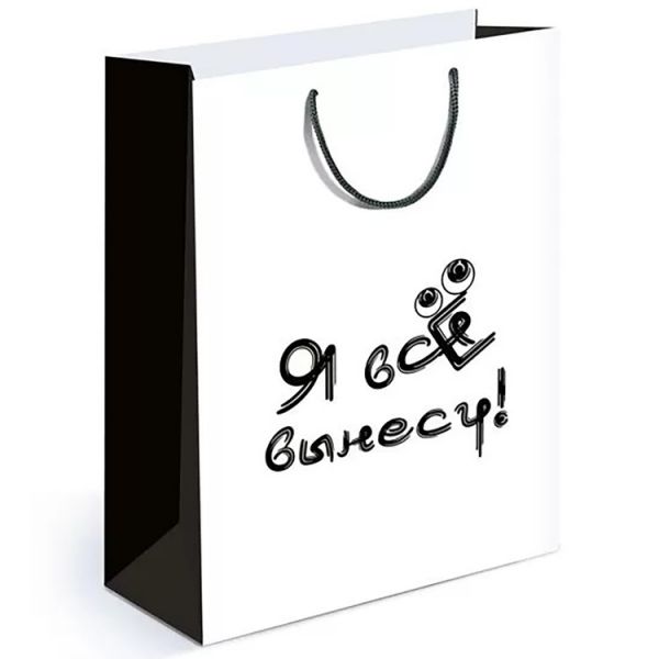 Пакет бум Я ВСЕ ВЫНЕСУ 22х31см