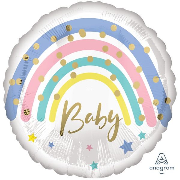 А 18" BABY Радуга пастель S40