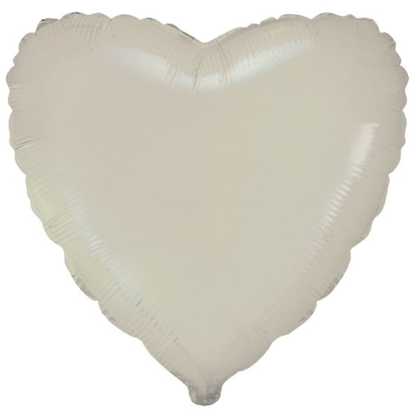 Ф Б/РИС 18" СЕРДЦЕ Сатин Cream