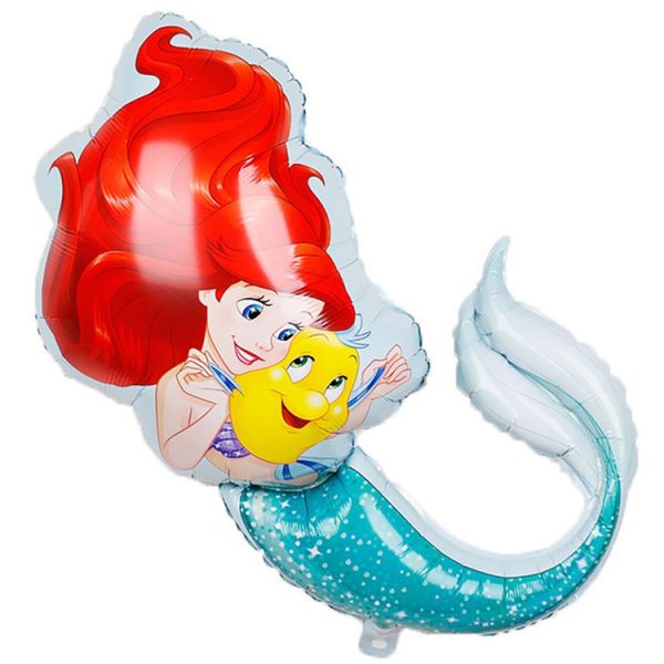  Русалочка Ариэль и Флаундер