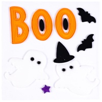 Наклейка гелевая HWN Привидения BOO/G