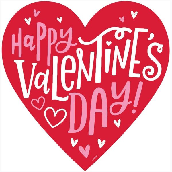 Баннер Сердце Валентинов День 39см/A