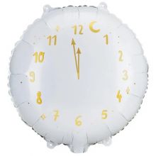 ПД 18" Часы новогодние White