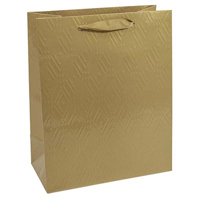 Пакет бум подар Элегант золото 26х32см