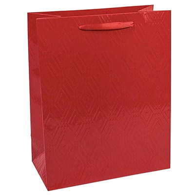 Пакет бум подар Элегант красный 26х32см