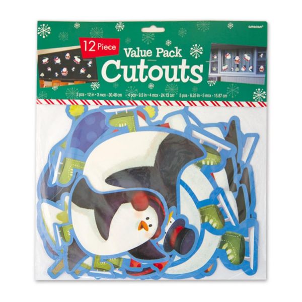 Баннер-комплект Санта и компания 12шт/А