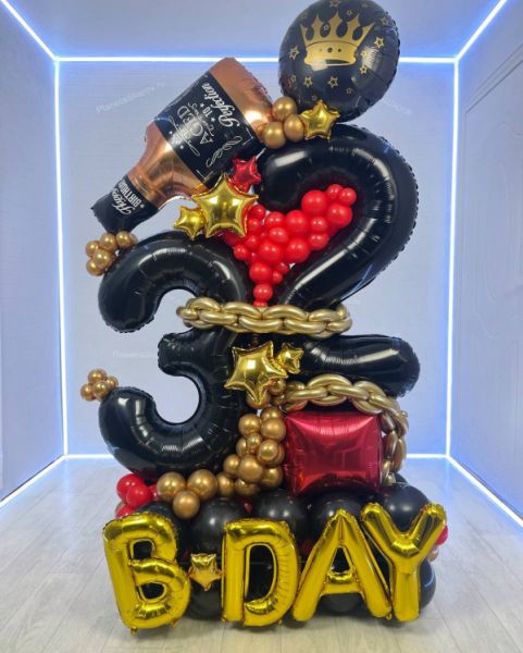 Шары в мужском стиле