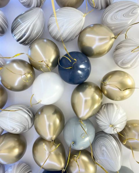 Набор шаров Дорогой мрамор