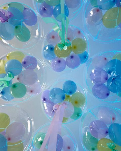 Баблс с шарами макарунс