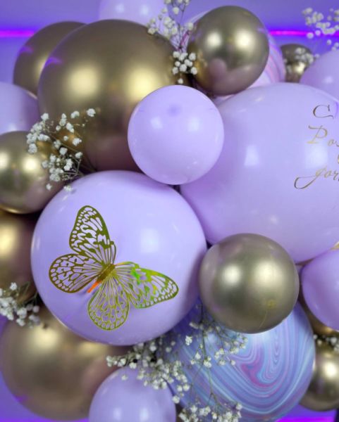 Огромный сиреневый букет