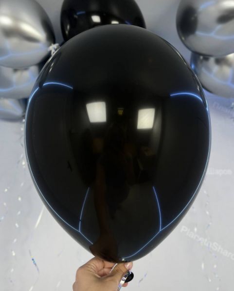 Черное серебро - шарики под потолок