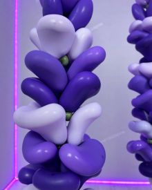 Лаванда из воздушных шаров