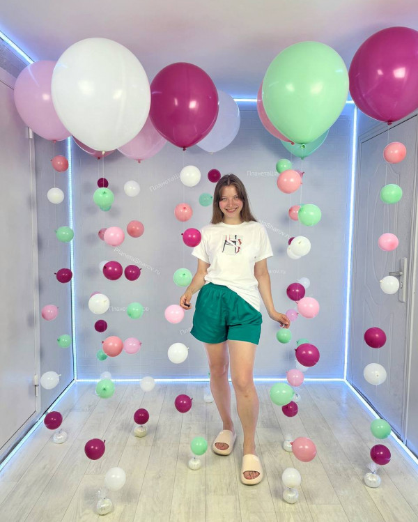 Пузырьки с шаром 45 см