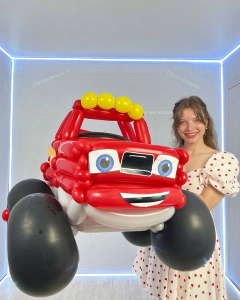 Джип с глазками