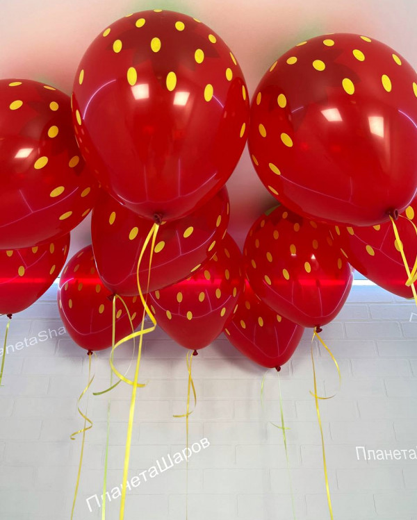 Воздушные шары клубника