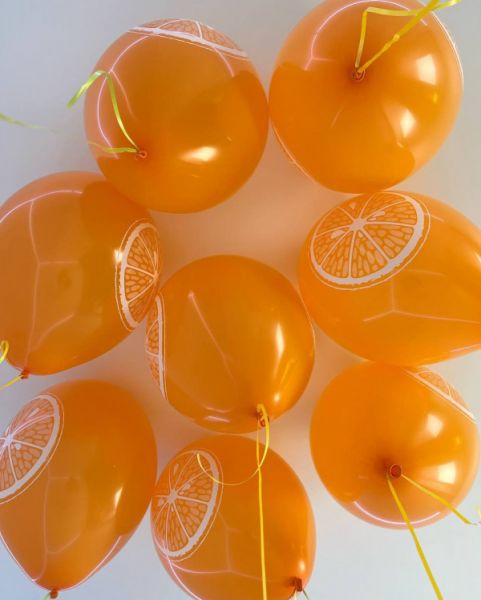 Воздушные шары апельсины