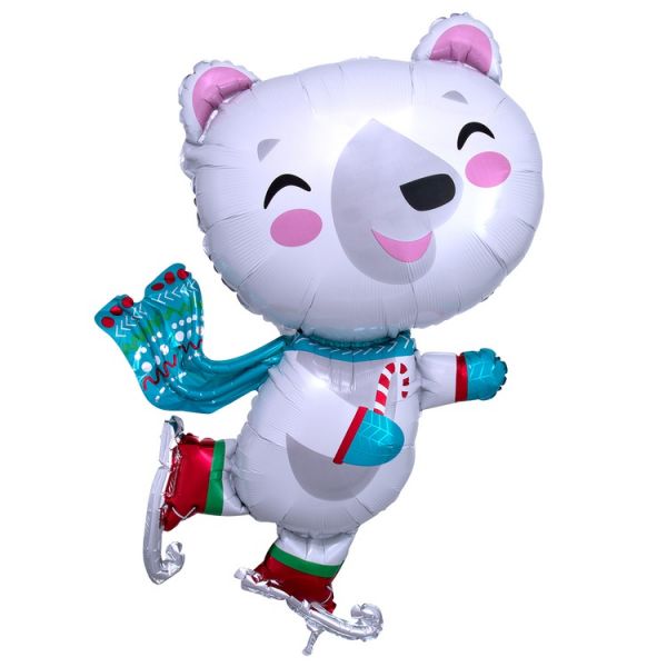  Мишка на коньках