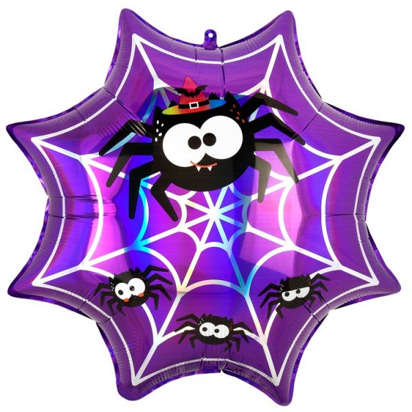  Паутина с пауками переливы