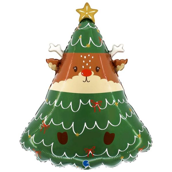  Олень в елке